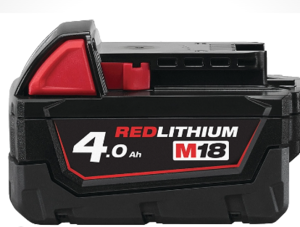 סוללת ליתיום  מילווקי MILWAUKEE 18V 4Ah דגם M18 B4