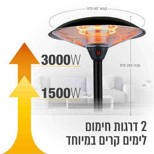 ‏פטריית חימום Sirius ONO-3000