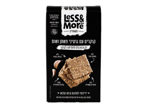  חטיפי קרקר קיטו- שום - less & more