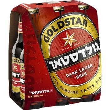 בירה גולדסטאר 330 מ"ל שישייה