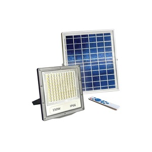 תאורת הצפה סולארית IP66 150W SOL - אור לבן SEMICOM דגם SM-SFL516/150DL