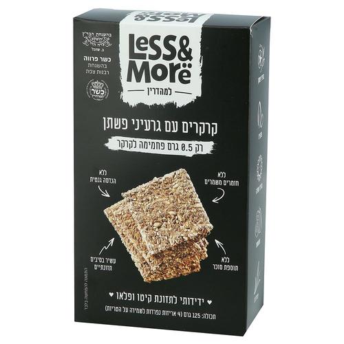 קרקר פשתן קיטו לס אנד מור