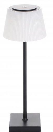 מנורת שולחן LED נטענת ניידת לשימוש פנים וחוץ Stela גוון אור מתכוונן - צבע גוף שחור
