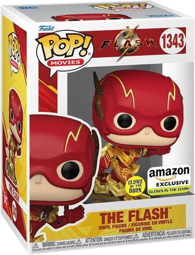 בובת פאנקו פופ סרטים: Movies: DC – The Flash (Glows in The Dark) - פלאש זוהר בחושך