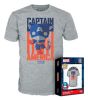 חולצת T פנקו פופ: Captain America מידה S סמול