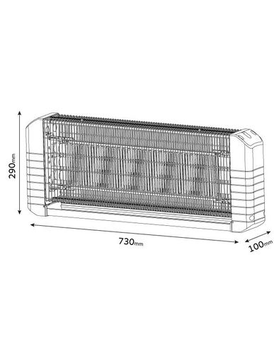 קטלן 3X20W אלקטרוני שחור 60W Terminator   אומגה