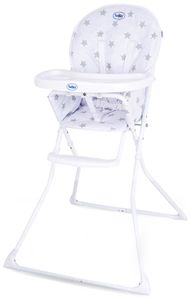 כיסא אוכל מתקפל ומרופד דנוור Denver - כוכבים אפורים