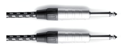 כבל PL 63 מקצועי 3 מטר TWEED שחור לבן INSTRUMENT CABLE PRO LINE מבית GEWA (Germany)