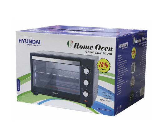 טוסטר אובן חשמלי 38 ליטר Hyundai HATO-380B 1,600W 