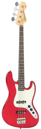Vintage VJ74 ReIssued Bass Guitar ~ Candy Apple Red