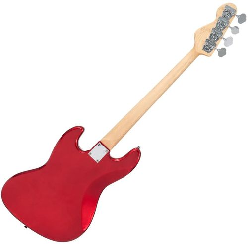 זוית נוספת Vintage VJ74 ReIssued Bass Guitar ~ Candy Apple Red