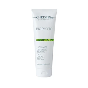 קרם יום דמי מייקאפ והגנה מהשמש Ultimate Defense Tinted Day Cream SPF 20 סדרת ביו פיטו כריסטינה - 75 מ"ל