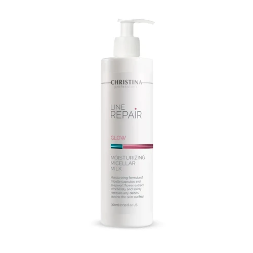 חלב ניקוי מיסלרי מסדרת גלואו Glow Moisturizing Micellar Milk כריסטינה - 300 מ