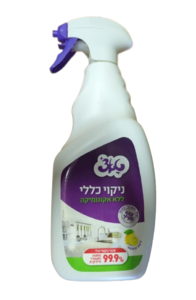 תרסיס לניקוי רב תכליתי "רסס ונגב" ללא אקונומיקה טאצ'