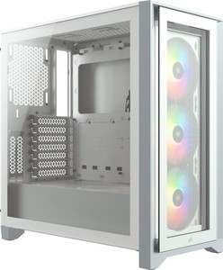 מארז CORSAIR IC 4000X MID TOWER RGB WHITE