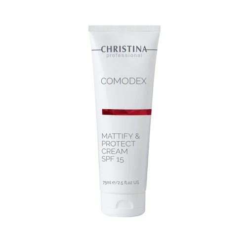 קרם יום במרקם קליל Mattify&Protect Cream SPF 15 סדרת קומודקס כריסטינה - 75 מ