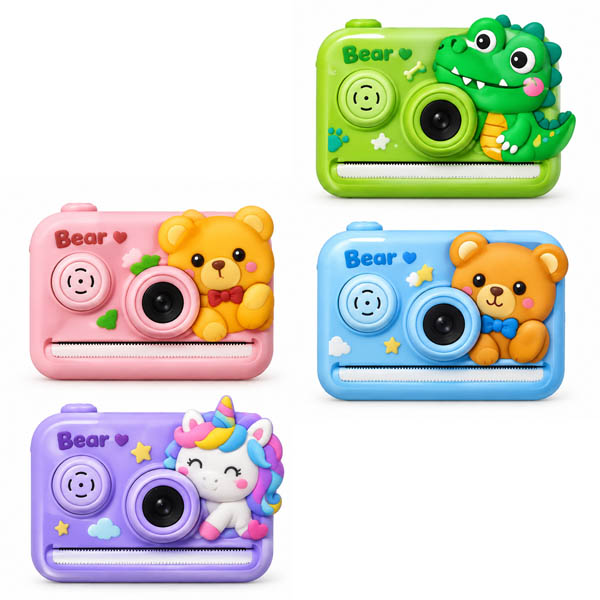 מצלמה דיגיטלית מדפיסה לילדים DIY Instant Print Camera