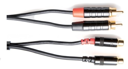 כבל TWIN אורך 3 מטר 2xRCA plug - 2x RCA connectors מסדרת PRO LINE מבית GEWA (Germany)