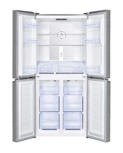 מקרר 4 דלתות בנפח 472 ליטר ברוטו HRF-4494FW האייר HAIER זכוכית לבנה