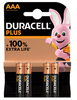 דורסל רביעייה AAA פלוס פאוור 100% DURACELL