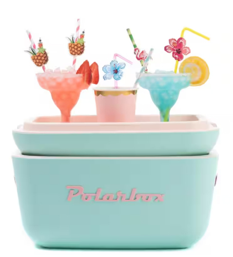 צידנית רטרו 12 ליטר Polarbox - טורקיז 