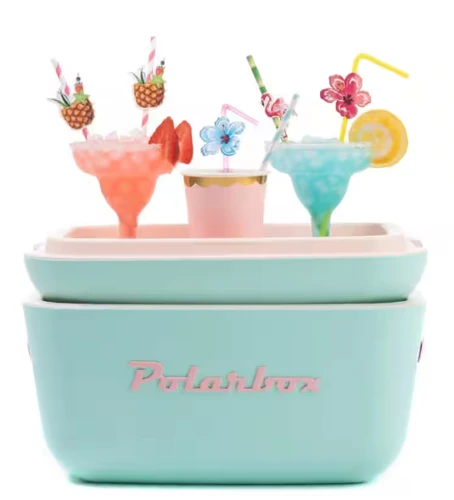 צידנית רטרו 12 ליטר Polarbox - טורקיז