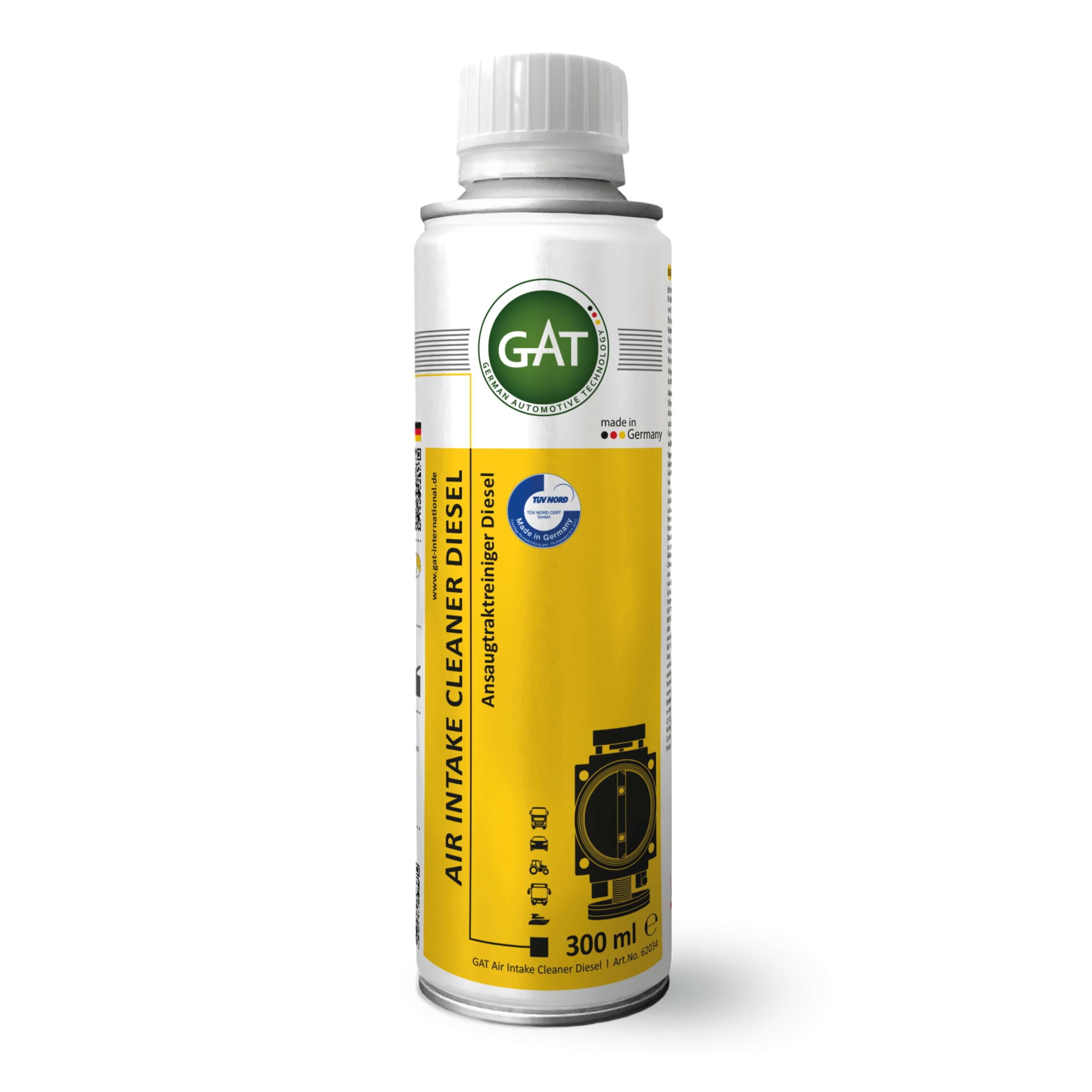 ‏תוסף לניקוי סעפת יניקה דיזל | ‏GAT Air Intake Cleaner Diesel