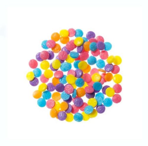 סוכריות קונפטי עיגולים צבעוני 50 גר' Pastel confetti