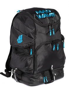 תיק טריאתלון שחור-כחול MAD WAVE BACKPACK MAD TEAM גדול מרווח ואיכותי מאוד