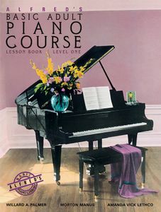ספר לימוד Alfred's Basic Adult Piano Course + CD