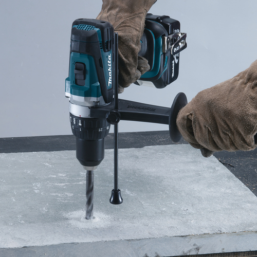מברגה מקדחה רוטטת נטענת + סוללה 4 אמפר MAKITA DHP458 18V