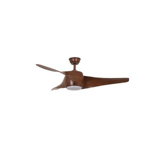 מאוורר תקרה "CCT 25W TEXAS 52 עם שלט-דמוי עץ semicom