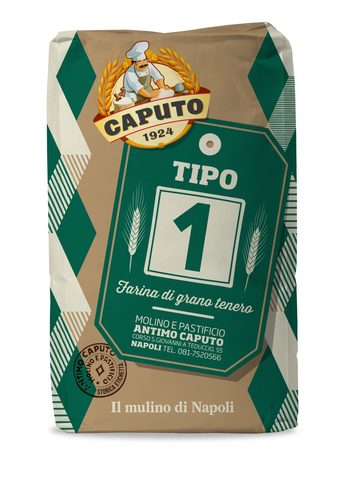 קמח חיטה TIPO 1 לא מנופה 1 קילו - קפוטו 