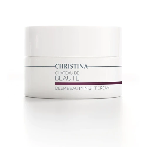 קרם לילה עשיר Deep Beauté Night Cream סדרת דה שאטו ביוטי כריסטינה - 50 מ