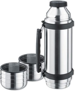 תרמוס לשתיה חמה איזוסטיל 1 ליטר + 2 כוסות של ISOSTEEL  
