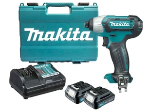 סט מברגת אימפקט נטענת MAKITA TD110DWYE 12V עם סוללות ומטען