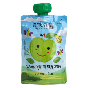 מחית אורגנית תפוח עץ (100 גרם) - השדה