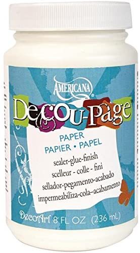 דבק/לכה/סילר לעבודות נייר 236 מ"ל DecoArt DECOU-PAGE