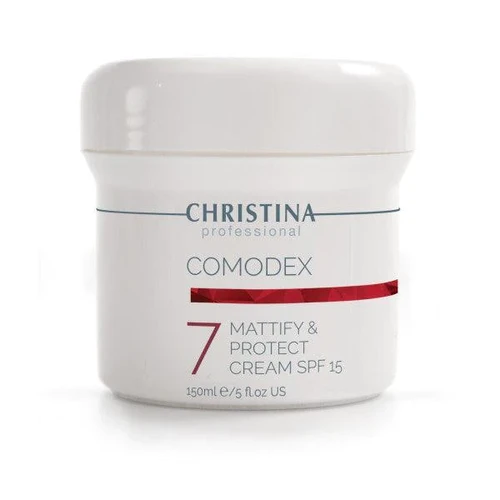 קרם יום במרקם קליל Mattify&Protect Cream SPF 15 שלב 7 סדרת קומודקס כריסטינה - 150 מ