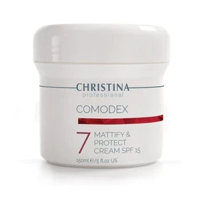 קרם יום במרקם קליל Mattify&Protect Cream SPF 15 שלב 7 סדרת קומודקס כריסטינה - 150 מ"ל