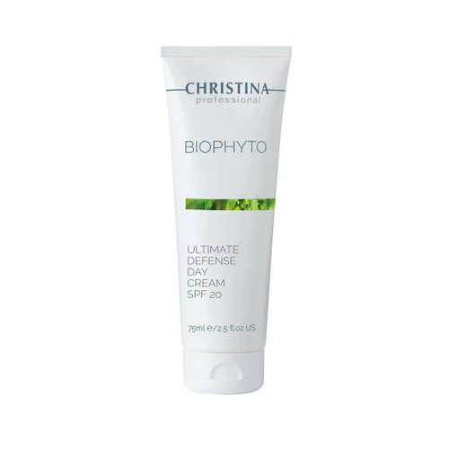 קרם יום עם הגנה מהשמש Ultimate defence day cream spf 20 סדרת ביו פיטו כריסטינה - 75 מ