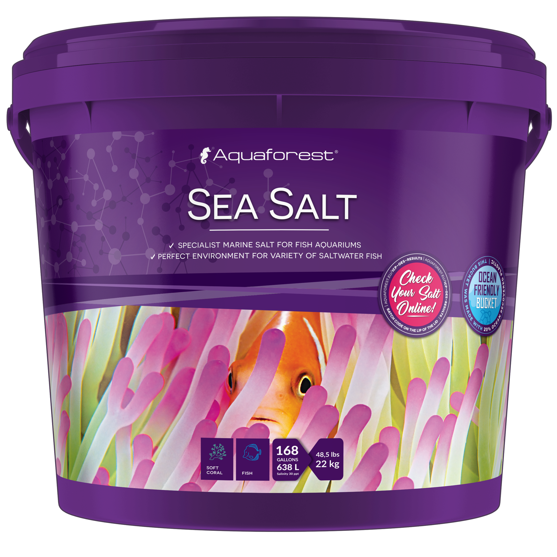 אקווה פורסט מלח 22 ק"ג AquaForest Sea Salt