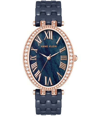Anne Klein AK/3900RGNV קרמיקה אובלי חדש