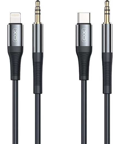 כבל מתאם XO - NB - Q193 Loghtning/Type-C to AUX