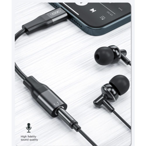 מתאם אוקס לאייפון XO - NB181A audio adapter lighning to 3.5 mm