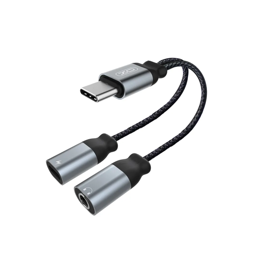 מתאם אוקס לאייפון XO - NB - R160A audio adapter lightning to lightning and 3.5mm