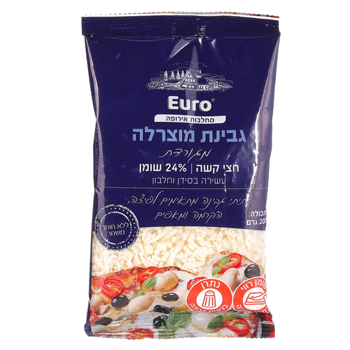 גבינת מוצרלה 200 גרם 24% פתיתי גבינה
