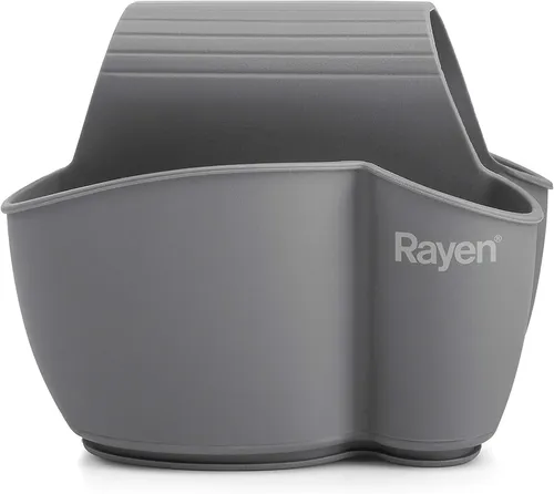 אירגונית לספוג/סקוץ' כלים לכיורC34 Rayen מתוך קולקציית דיספנסרים ומתקנים לסקוץ' במטבח (פרטים קטנים וגימור) - קל לניקוי ותחזוקה לשמירה על מראה חדש