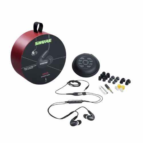 אוזניות חוט איכותיות Shure AONIC 5 יבואן רשמי צבע שחור