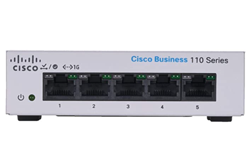 Cisco Business CBS110-5T-D Unmanaged Switch CBS110-5T-D-EU